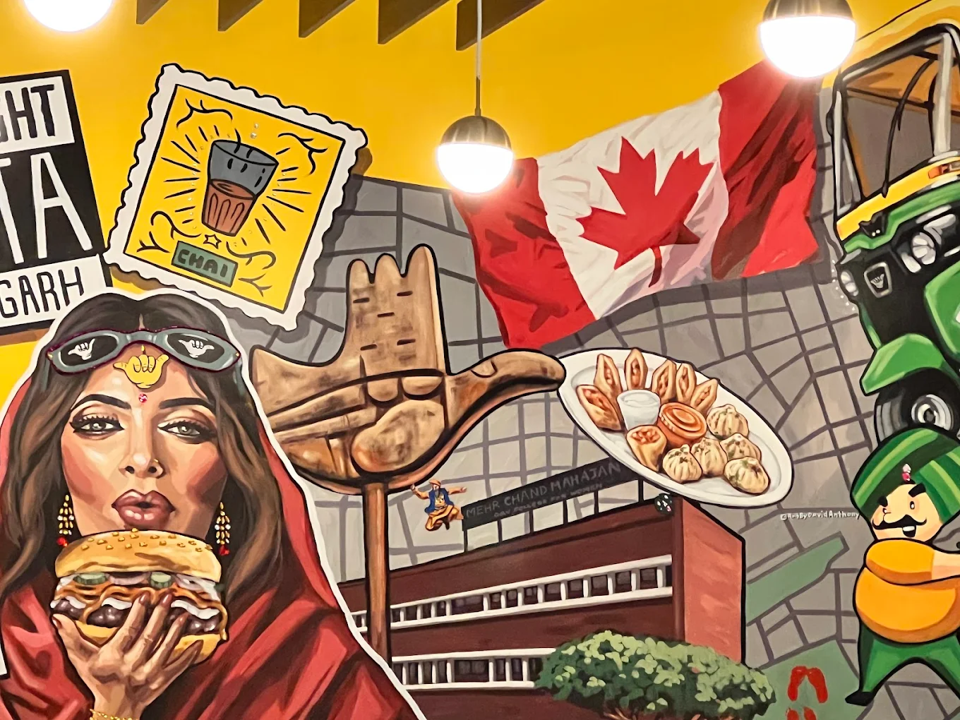 Sector 17 Indian Eatery interior — Indian street food restaurant in Sage Hill, NW Calgary