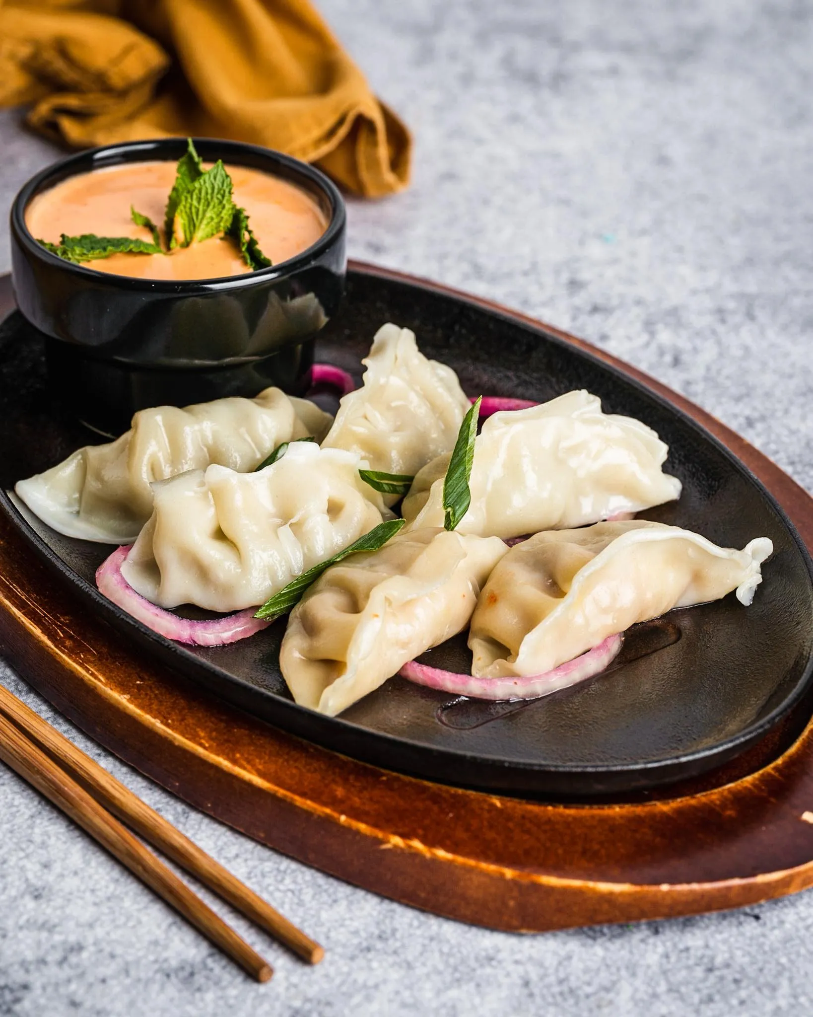 Aloo Tikki Noodle Burger - Signature Desi Burger at Sector 17 Sage Hill Calgary